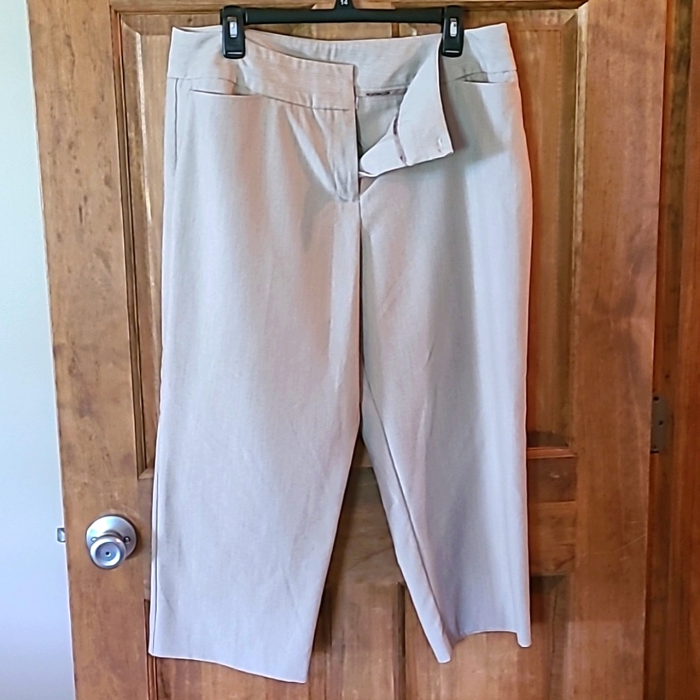 Worthington dress Capri pants, 14, tan color